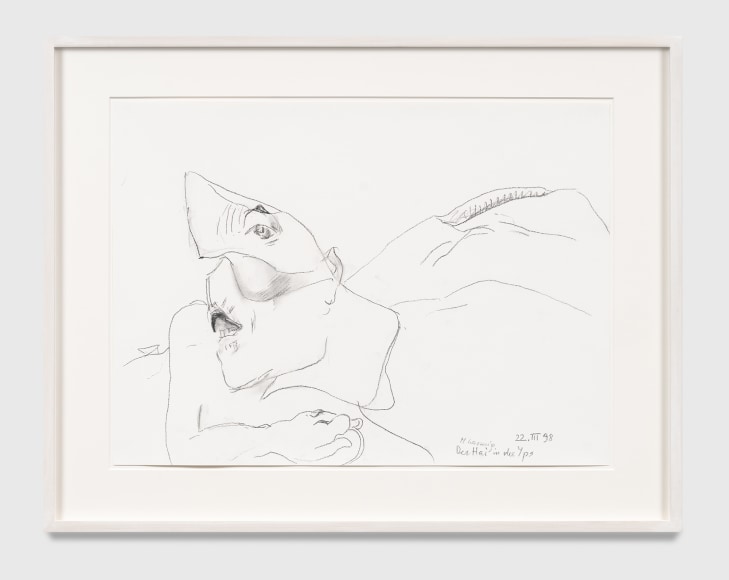 Maria Lassnig Der Hai in der Yps [Ybbs] 