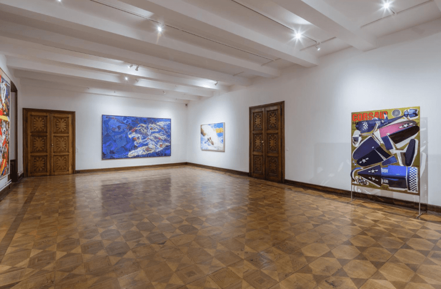 Installation View, Malcolm Morley, Hall Art Foundation | Schloss Derneburg Museum, July 1, 2017 - May 20, 2018, Derneburg, Germany