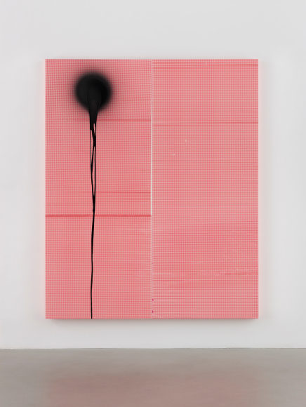 Wade Guyton / Stephen Prina, Wade Guyton, Untitled, 2014, Epson UltraChrome HDX inkjet on linen