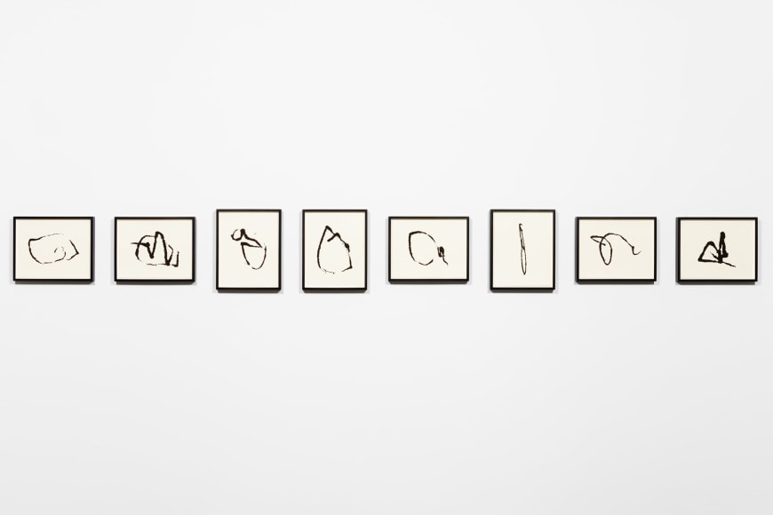 Allan McCollum, Collection of Eight Writer&#039;s Daughter Drawings