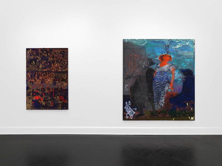 Installation view, Austin Martin White, Familiar Dysphoria, Petzel, New York, 2023