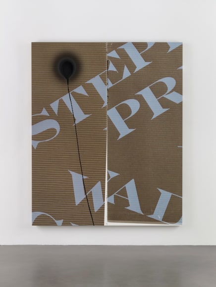 Wade Guyton / Stephen Prina, Wade Guyton, Untitled, 2016, Epson UltraChrome HDX inkjet on linen