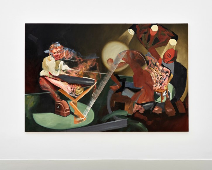 Installation view, Pieter Schoolwerth: No Body Get a Head, Kunstverein Hannover, 2021