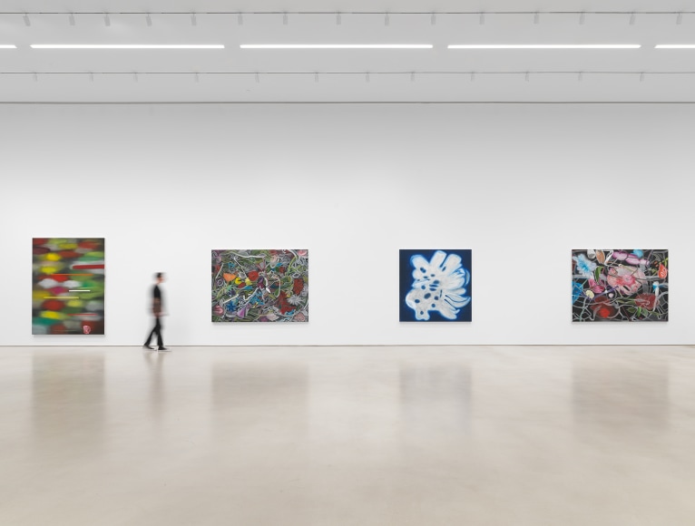 Installation View, Mashber, Petzel Gallery, 2024.