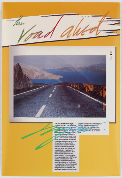 Seth Price, Calendar Study: The Road Ahed, 2003