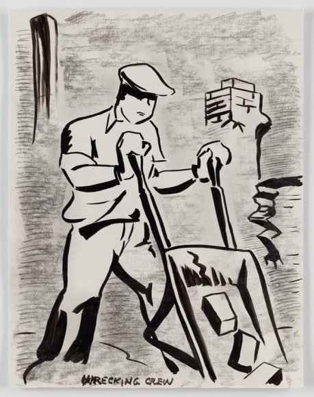 Seth Price, Calendar Study: Wrecking Crew, 2003