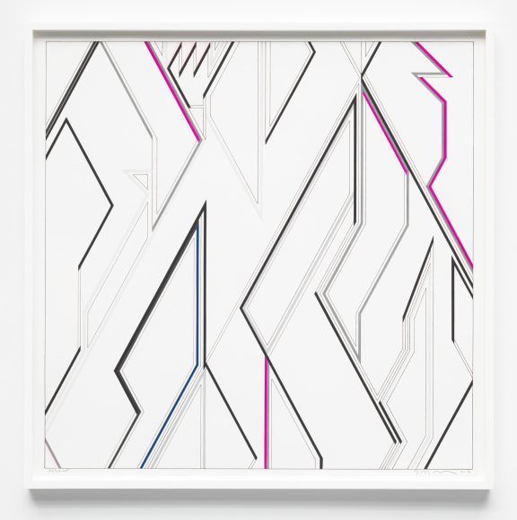 Reserve, 2017, Ink and gouache on paper