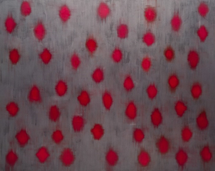 Ross Bleckner, Throbbing Hearts