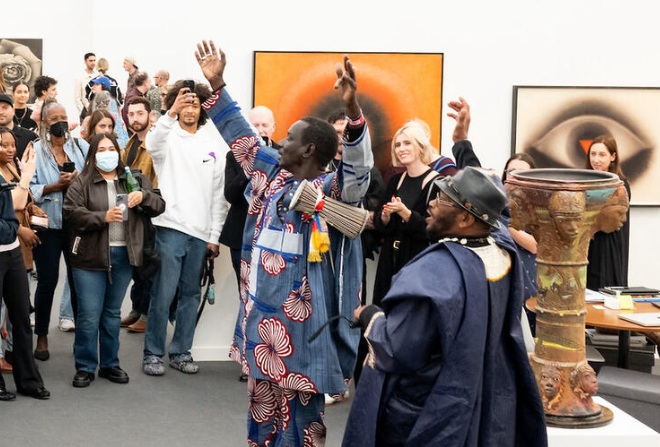 Massamba Diop Performance at Frieze Los Angeles 2025