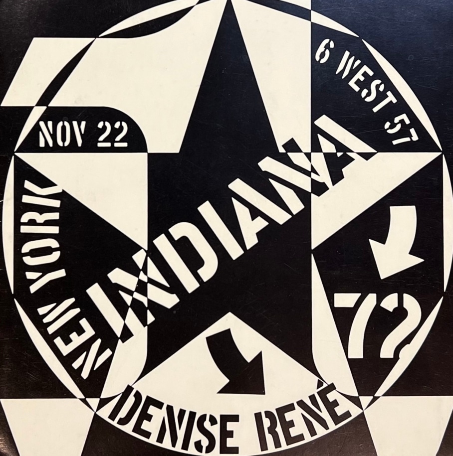Invitation to the opening of&nbsp;Robert Indiana: New Paintings and Sculpture, at the Galerie Denise Ren&eacute;, New York