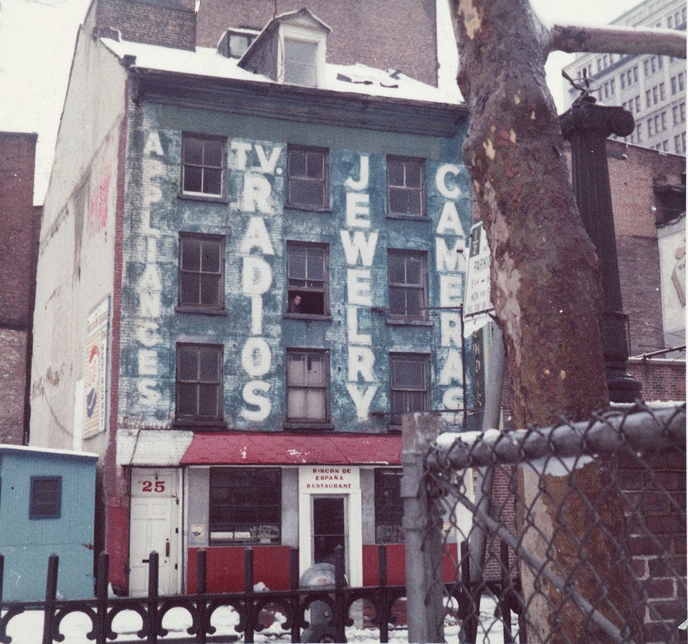 Robert Indiana&#039;s studio at Coenties Slip, 1964. Digital image courtesy of Virgil Thomson Papers, Irving S. Gilmore Music Library of Yale University