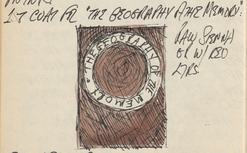 Detail from Robert Indiana&#039;s journal entry for August 7, 1961, &nbsp;