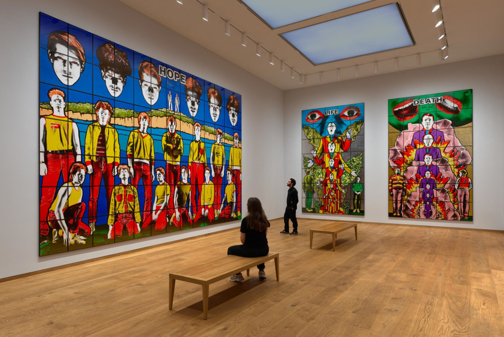 Gilbert &amp; George: DEATH HOPE LIFE FEAR...