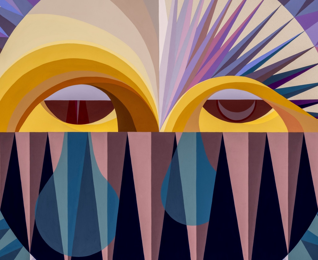 Detail image of EAMON ORE-GIRON's painting titled Talking Shit with Mama Killa, 2023