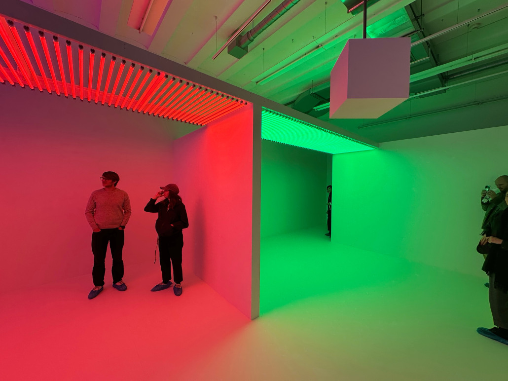 Carlos Cruz-Diez in onzepte des All-Over Museum Haus Konstruktiv