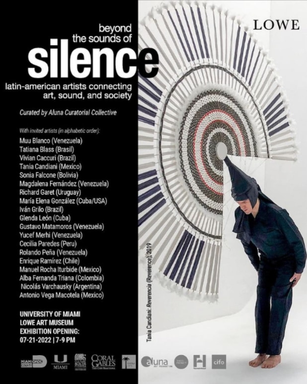 Magdalena Fernández in Beyond the Sounds of Silence: Latin-American Artists Connecting Sound, Art, and Society at Lowe Art Museum