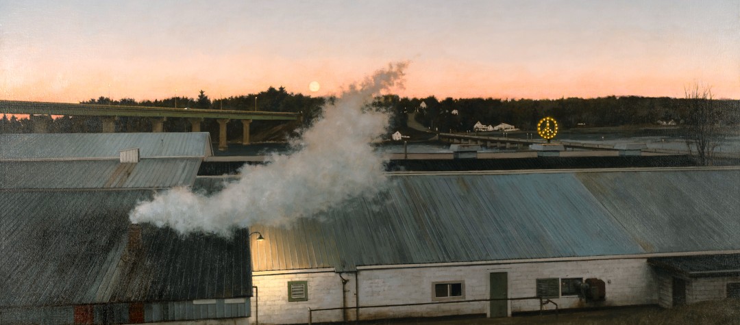 Linden Frederick, Peace, 2025, oil on linen, 27 x 42 inches