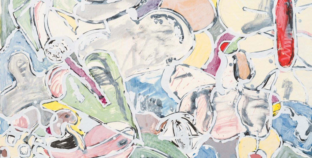 Eddie Martinez, Unititled (White Out), 2024