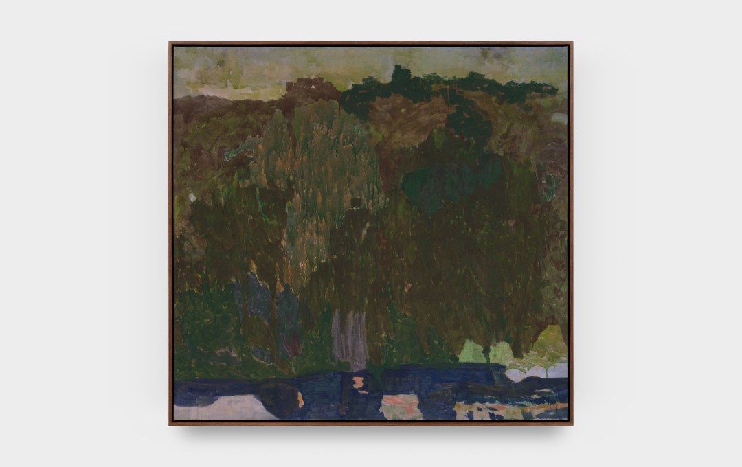 A moody landscape painting made by LA based artist Catherine Fairbanks