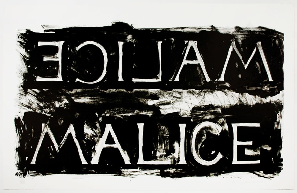 Malice, 1980 lithograph