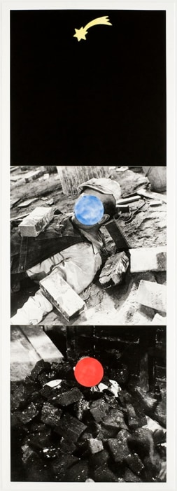 Falling Star, 1989-90 photogravure with color aquatint