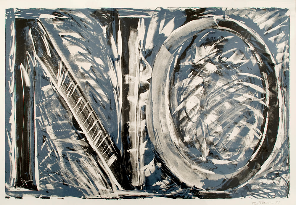 No, 1981 two color lithograph