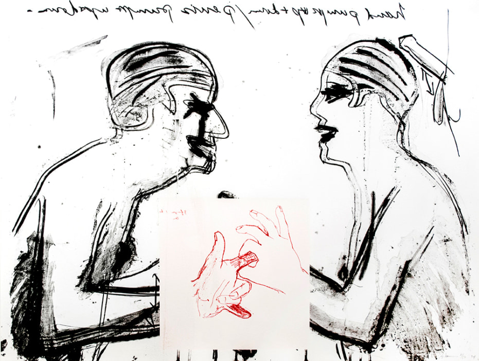 Fingers and Holes (Black and White), 1994