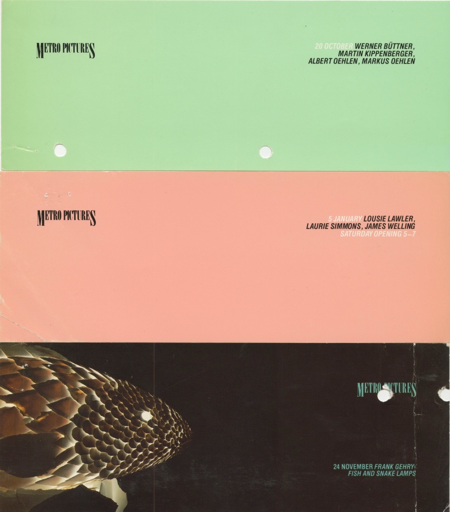 Invitations from 1984 and 1985