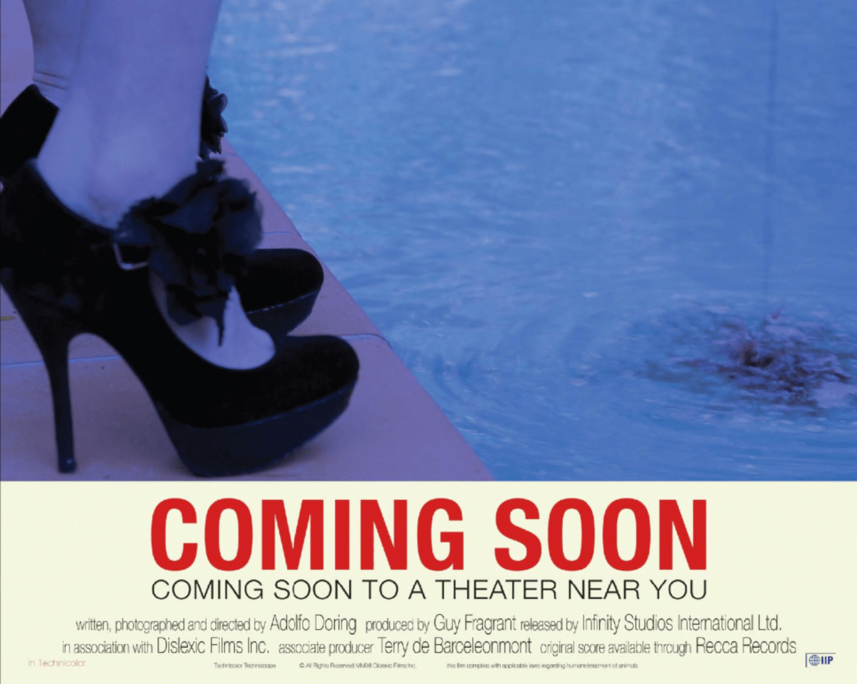 Placart or Lobby Card for &quot;COMING SOON&quot; COMING SOON TO A THEATER NEAR YOU (black pumps)