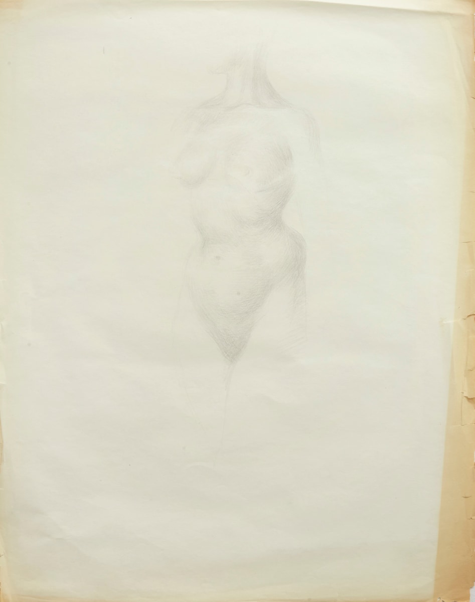 Bernard Perlin ​​​​​​​Standing Female Nude, c. 1940's
