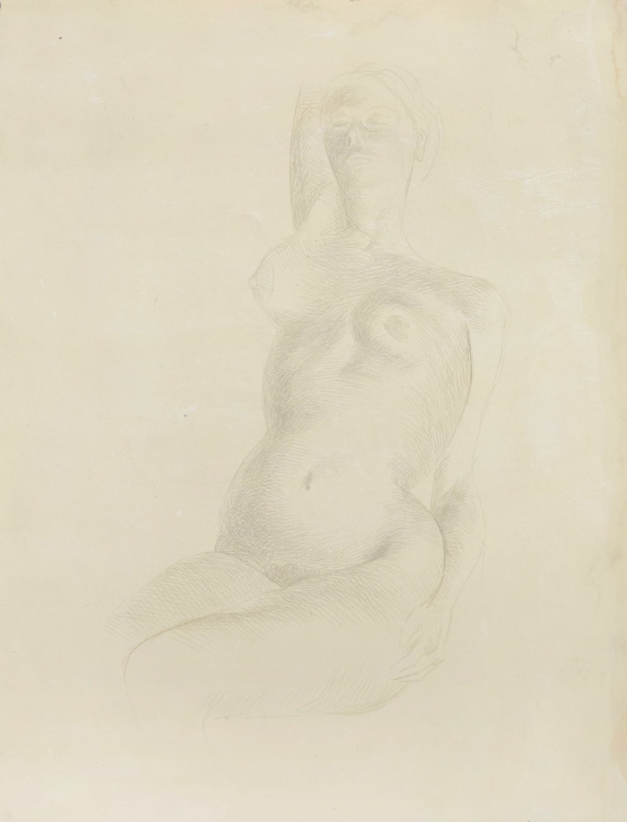 Bernard Perlin Reclining Female Nude, c. 1940's