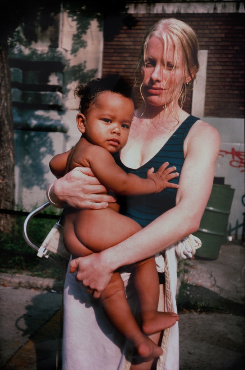 Arlene Gottfried, Woman and Child, 1980&rsquo;s