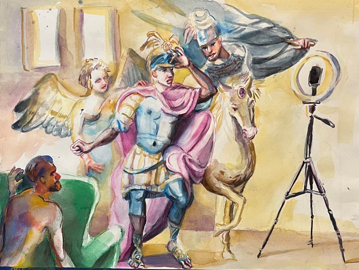 Carl Ferrero They Are Giving "Hannibal Seeing Italy from the Alps"