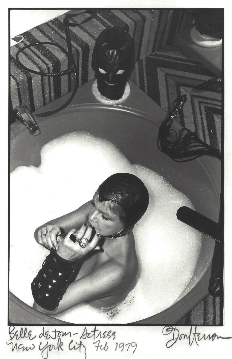 Belle De Jour in bathtub by Don Herron