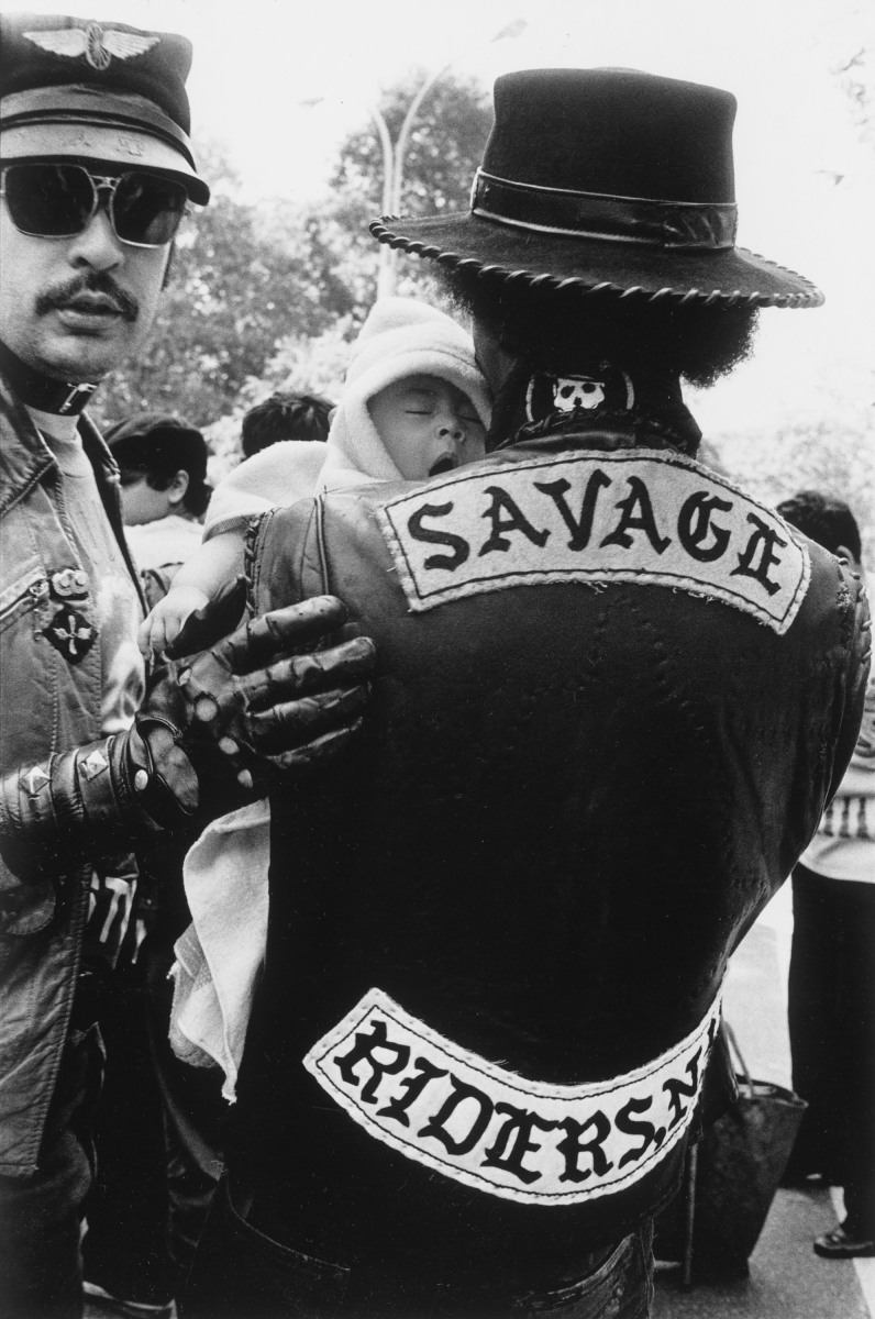Arlene Gottfried Savage Riders, Puerto Rican Day Parade, 1980
