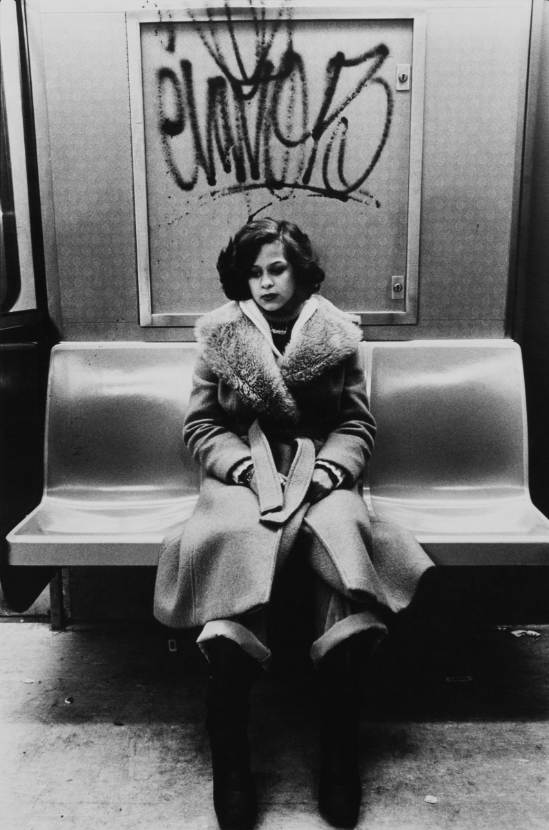 Arlene Gottfried, Woman On Subway, 1980's