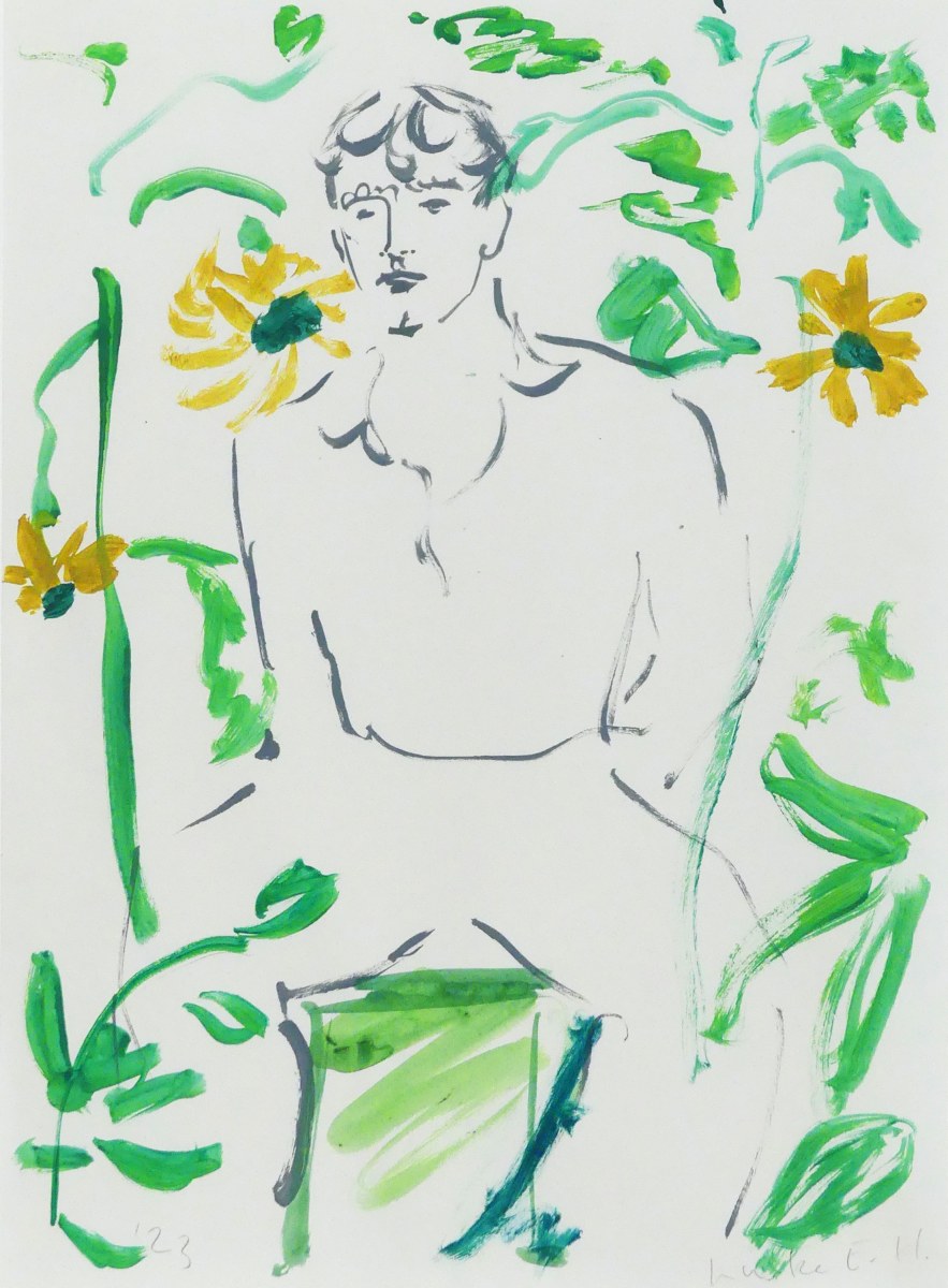 Luke Edward Hall, Summer Sunflowers, 2023