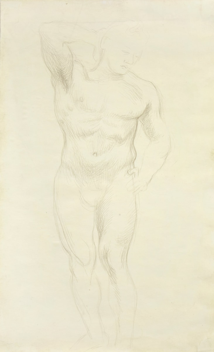 Bernard Perlin Male Nude, c.1940's