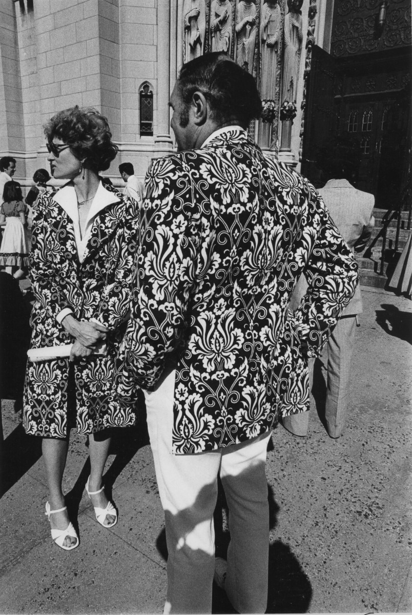 Couple in matching suits by Len Speier