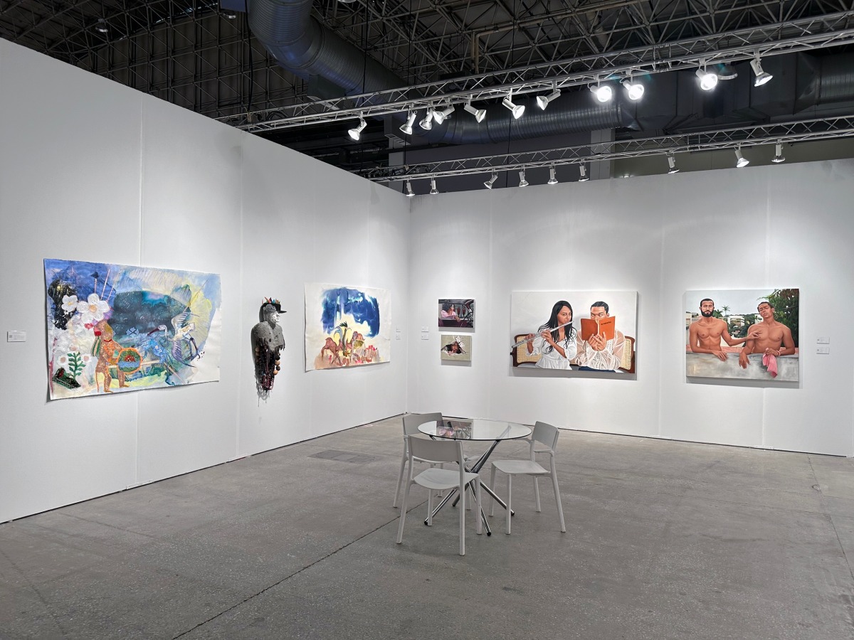 Installation view of EXPO Chicago, Booth 335, on view from April 11 - 14, 2024