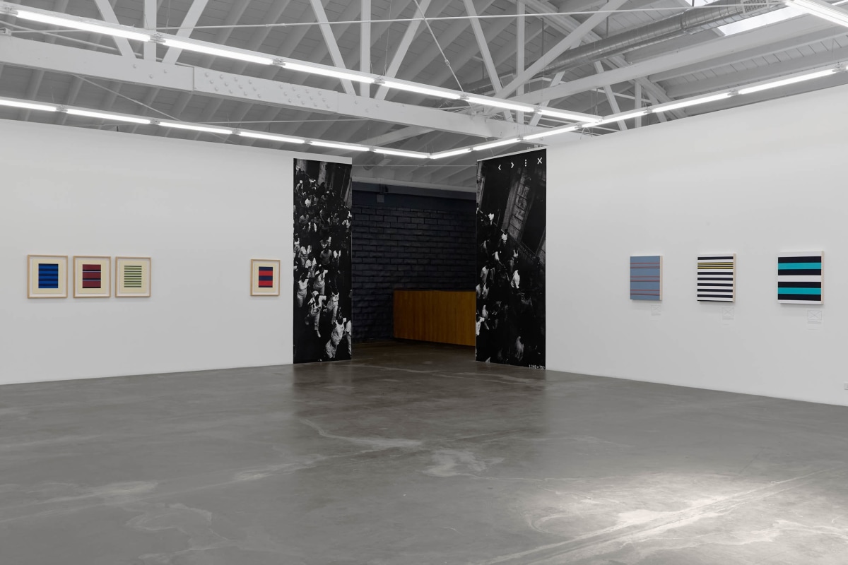 Installation view of FRANCISCO MASO: Documentary Abstraction, on view June 14 – July 19, 2025     