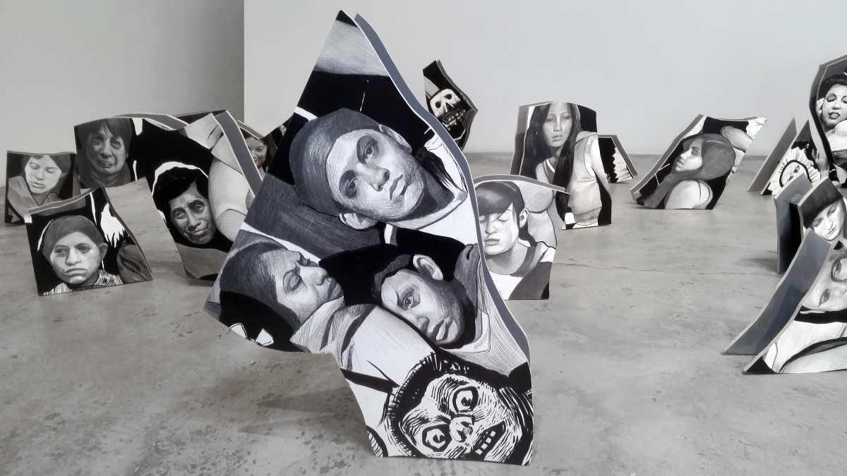 Installation View of Hugo Crosthwaite: Tijuana Radiant Shine