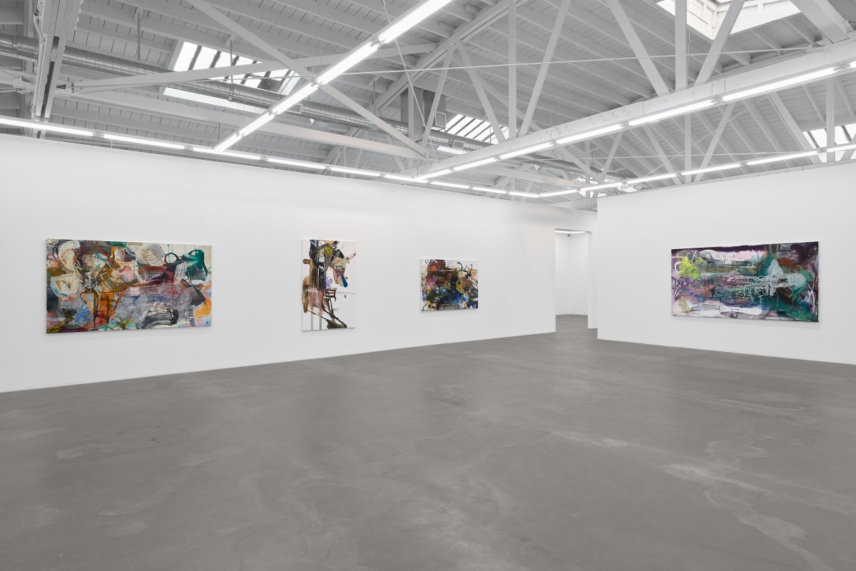 Installation view of MAGGIE MICHAEL: Root Chords, Earth to Sky, on view January 11 &ndash; February 22, 2025