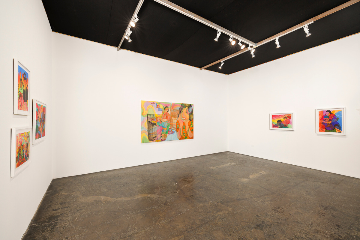 Installation view of&nbsp;Karla Diaz: Wait &lsquo;til Your Mother Gets Home, on view from&nbsp;February 17 - June 22, 2024