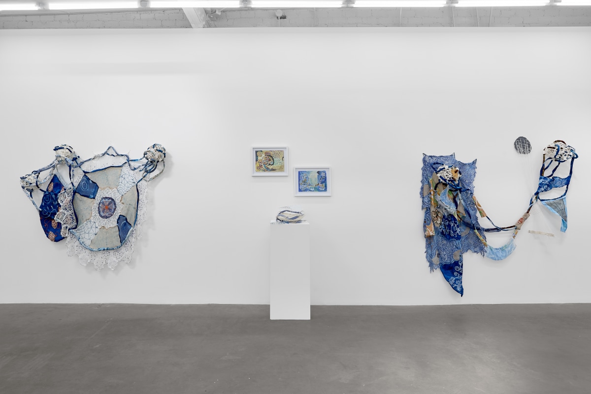 Installation view of&nbsp;CUT &ndash; Six Artists on the Edge, on view November 9 &ndash; December 21, 2024