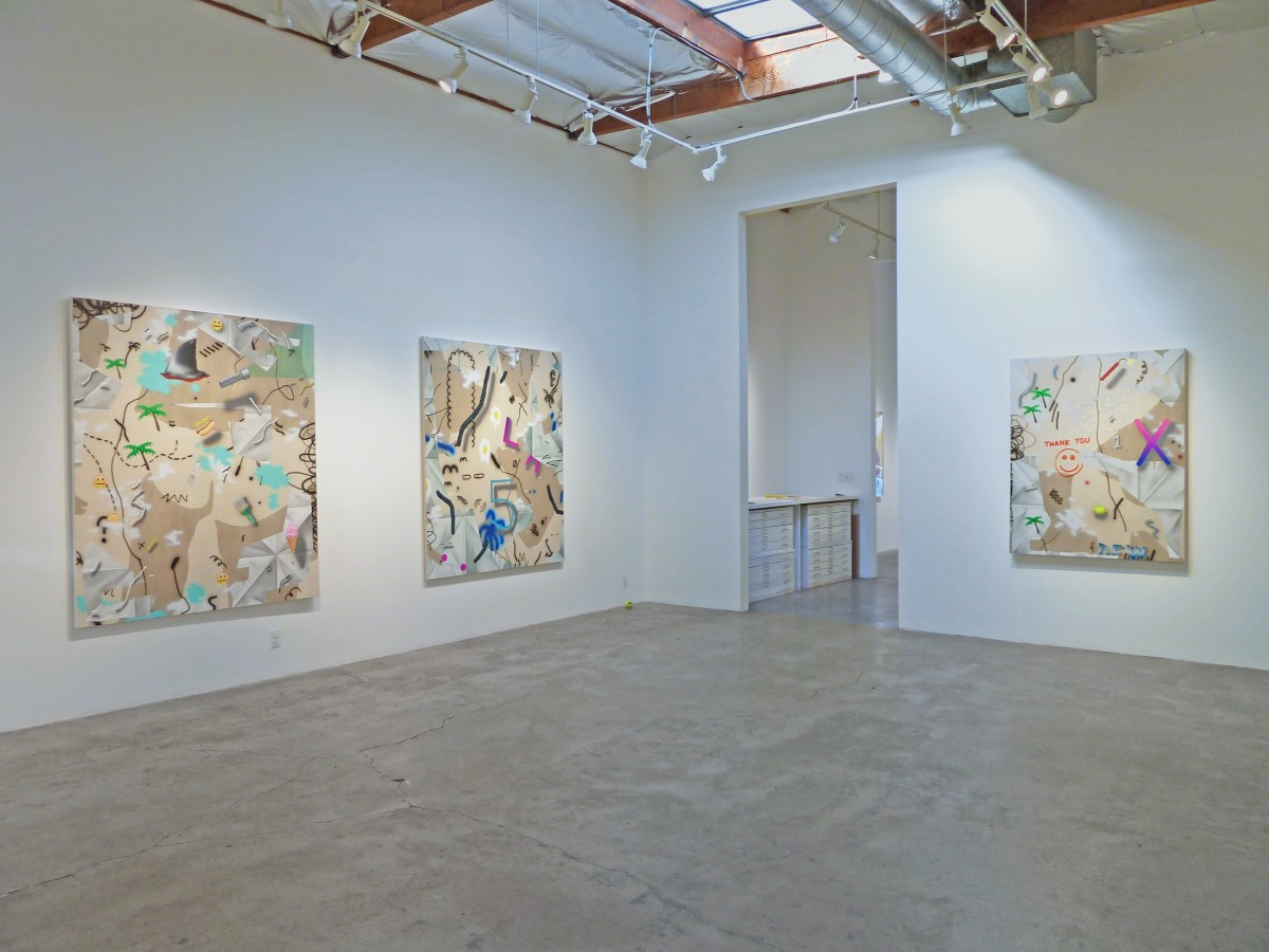 Installation View of Josh Reames: #PAINTING