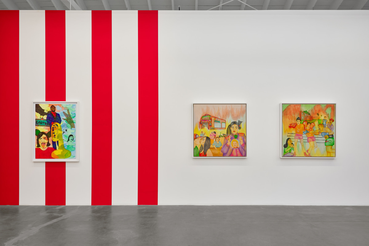 Installation view of&nbsp;KARLA DIAZ: Mujer Valiente y Los Diablitos (Brave Woman and The Little Devils), April 27 - May 8, 2024