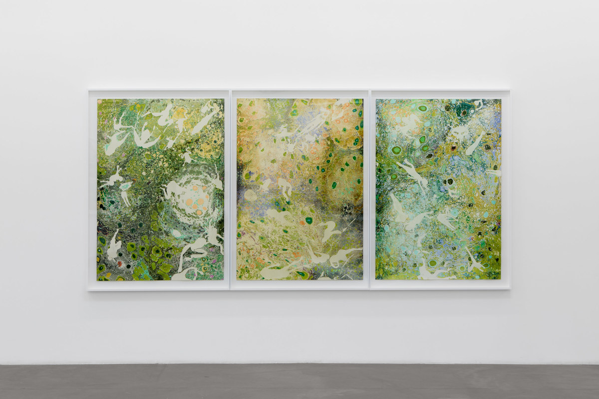 Installation view of Melissa Huddelston: Primordial Spring,&nbsp;June 22 - August 3, 2024