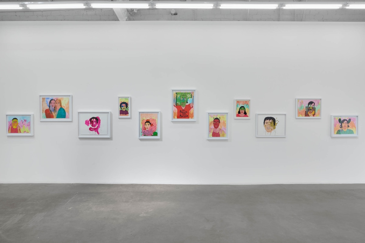 Installation view of&nbsp;Karla Diaz: Mal de Ojo, on view September 13 &ndash; October 25, 2025