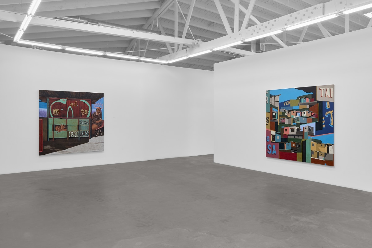 Installation view of HUGO CROSTHWAITE: Ex-voto, on view March 1 – April 5, 2025